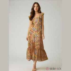 BCBGeneration Floral Sleeveless Dress XS